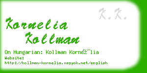 kornelia kollman business card